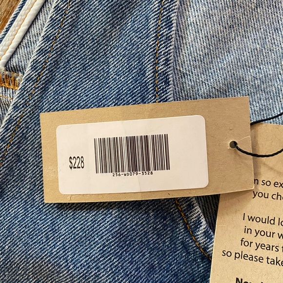 NWT Alex Mill Blue Denim Shift Dress - Picture 5 of 8